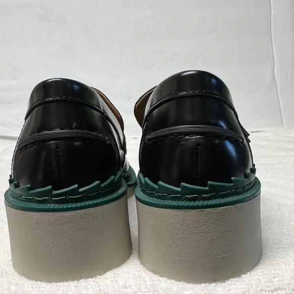 Camper Taylor 45mm Black Leather Loafers Size 37/US 7 - Picture 9 of 15